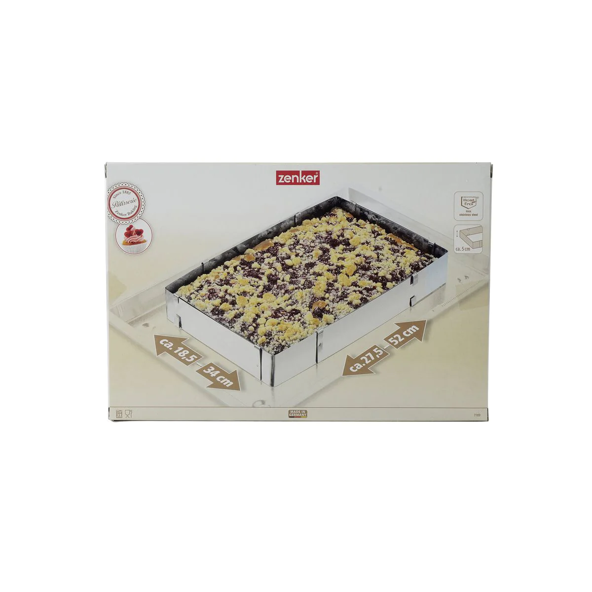 Cadre à gâteau réglable Zenker Smart Pastry Zenker