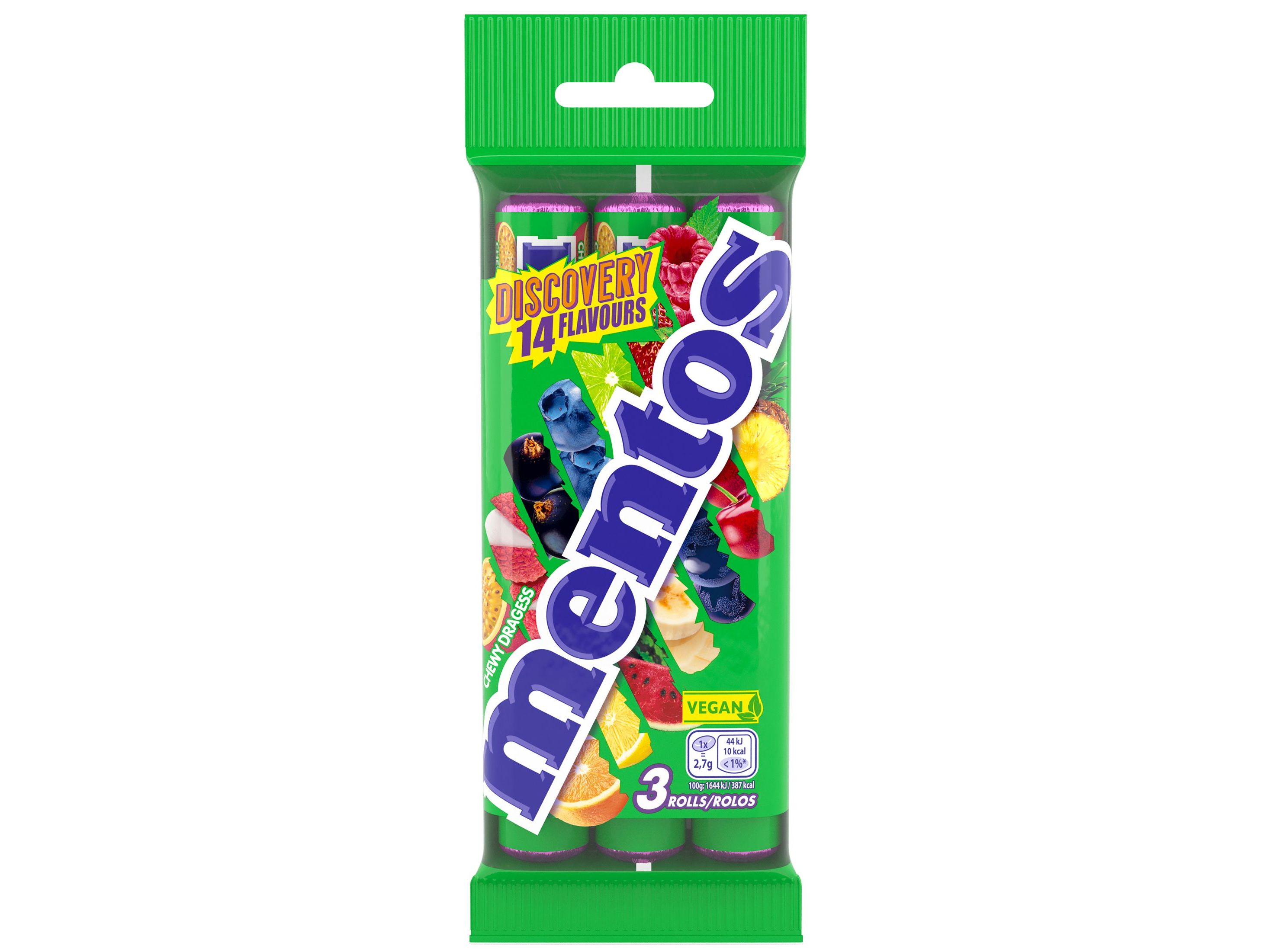 DROPS DE FRUTA MENTOS DISCOVERY 114GR