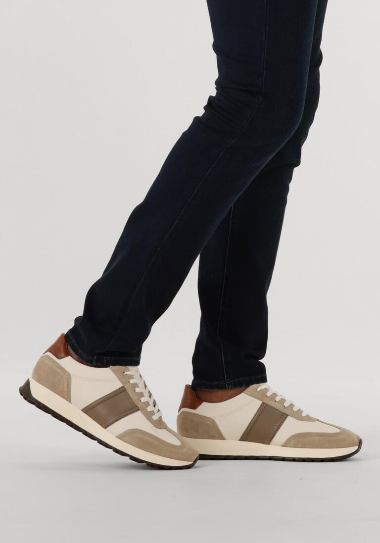 beige nubikk lage sneakers glen hendrix