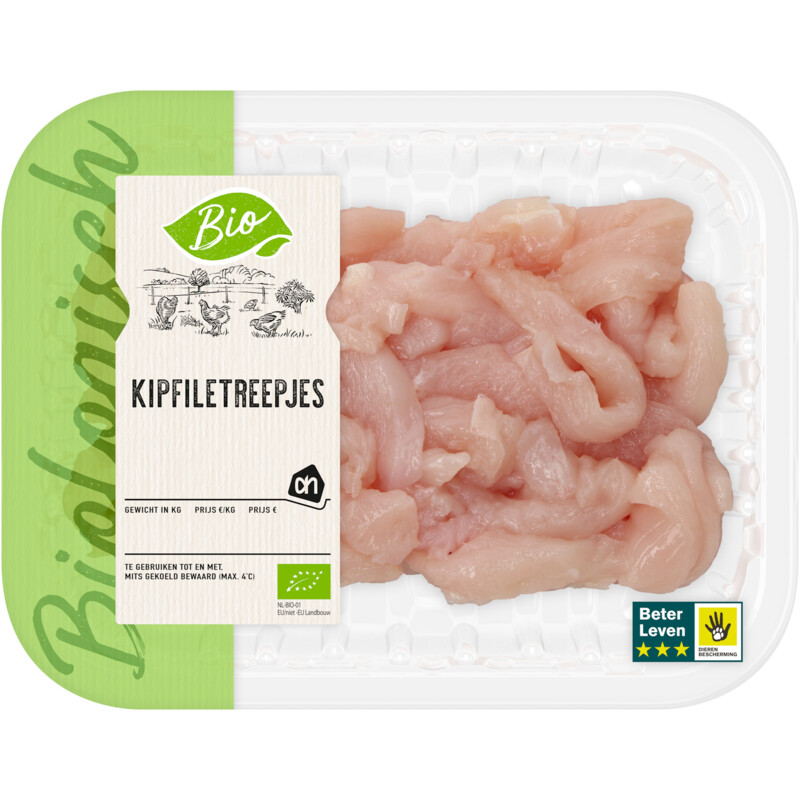 AH Biologisch Kipfiletreepjes