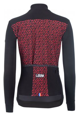 Maillot Manches Longues Femme LeBram Croix de Fer Bordeaux Coupe Ajustée