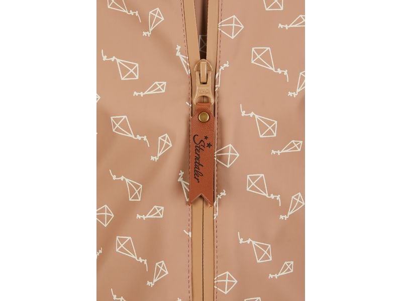 Sterntaler Regenjacke ungefüttert Drachen Lehmbraun Gr. 110 Wasserabweisende Jacke für Kinder