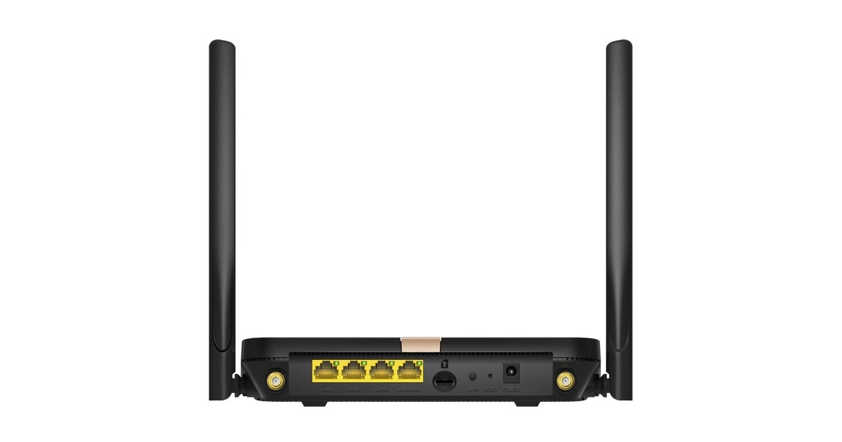 CudyAC1200 Wi-Fi Mesh 4G LTE Cat4 mesh router  (Zwart, Cudy Mesh, Cudy App, nano SIM-slot)