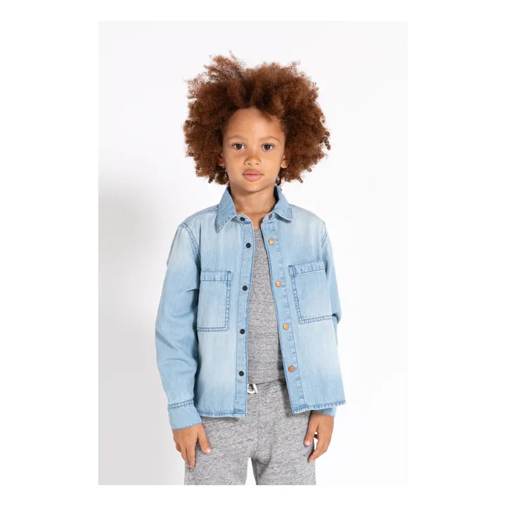 Finger in the nose Chemise Enara | Denim bleached