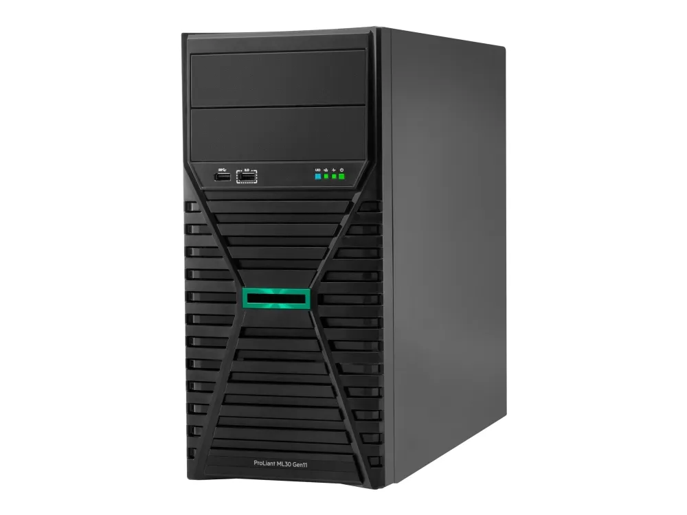 HPE ProLiant ML30 Gen11 - Server - tower 4U - envejs - 1 x Xeon E-2434 / op til 5 GHz - RAM 32 GB - SATA - hot-swap 2.5
