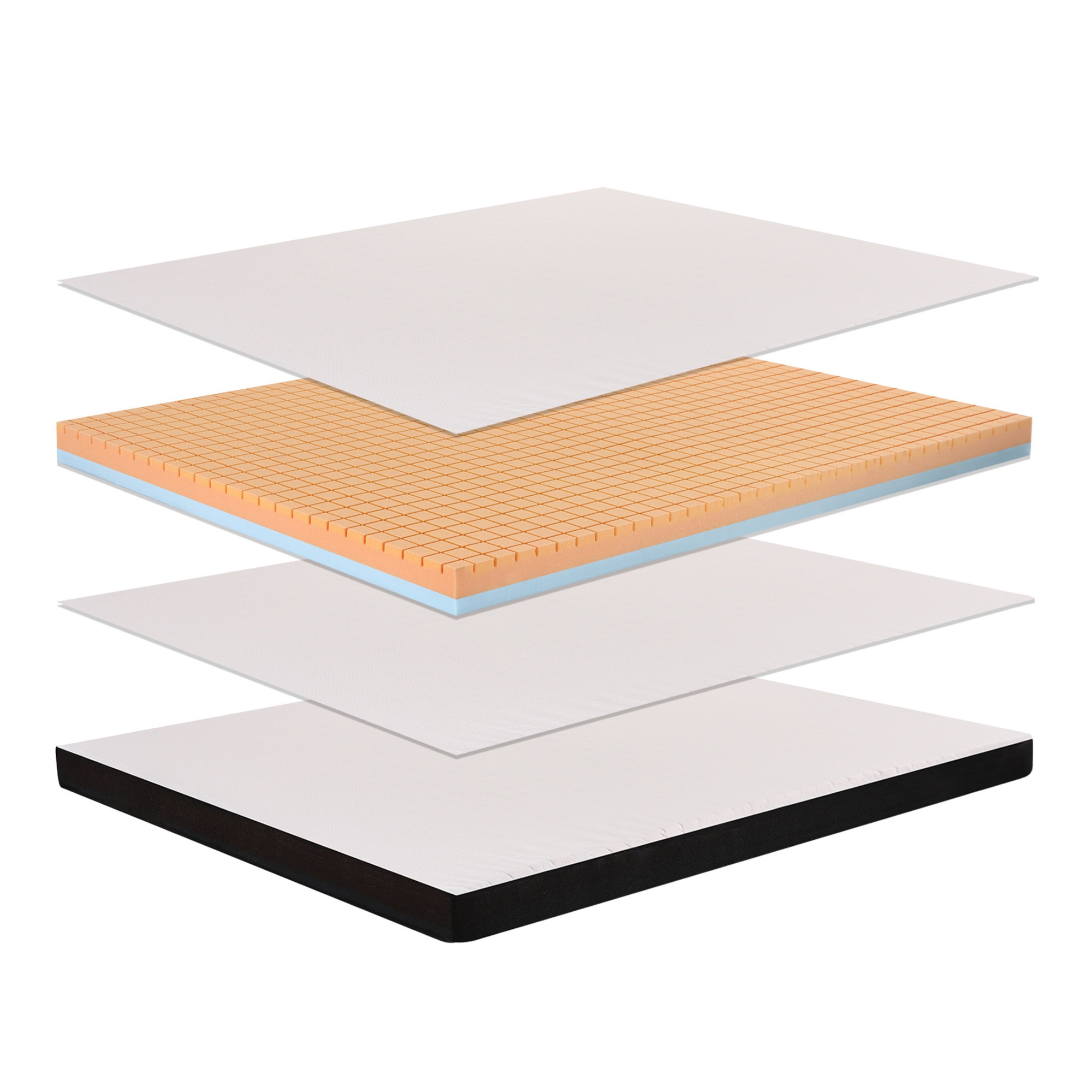 Topper Matratzenauflage Gel Memory doppelseitig 90 x 200 cm