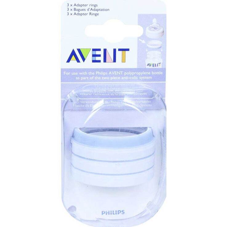 Avent Flaschen Adapter Ring für PP Flaschen, 3 St