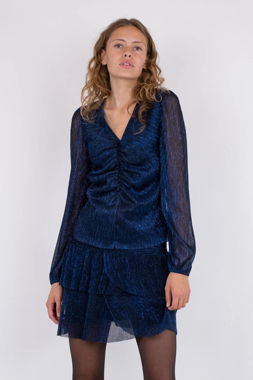 Neo Noir Ralph Glitz Blouse blue