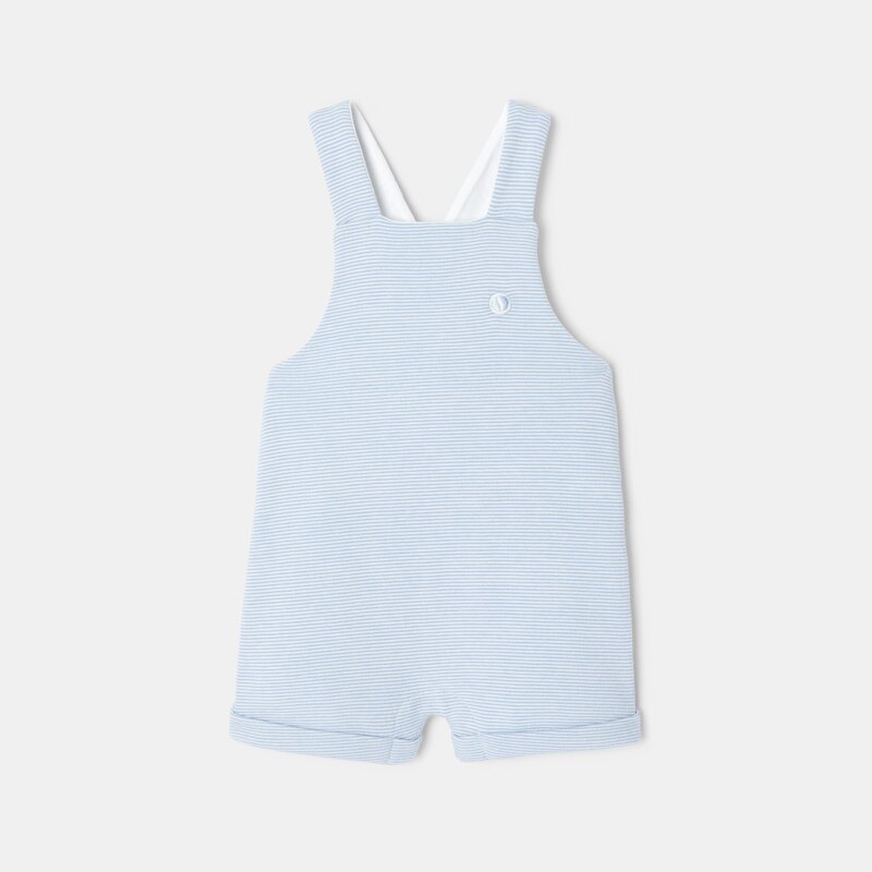 Ensemble bébé en jersey et molleton de coton bio bleu Absorba Bleu