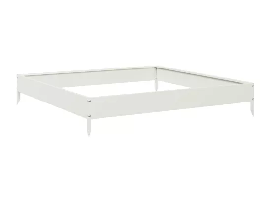 Jardinière bac lit surélevé blanche 100 x 100 x 45430 cm 02_0039256
