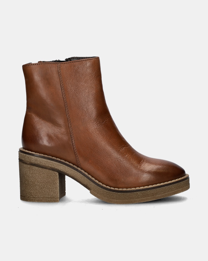Nelson Rits- & gesloten boots  - cognac