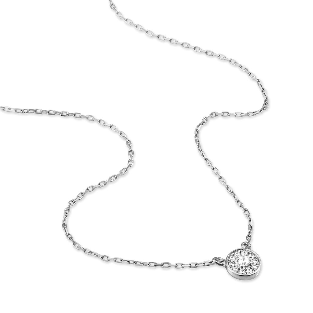 Collier Minna Argent Blanc Oxyde De Zirconium