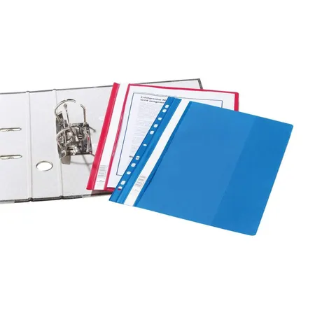 Durable 258003 Sichthefter mit Abheftschieber, rot