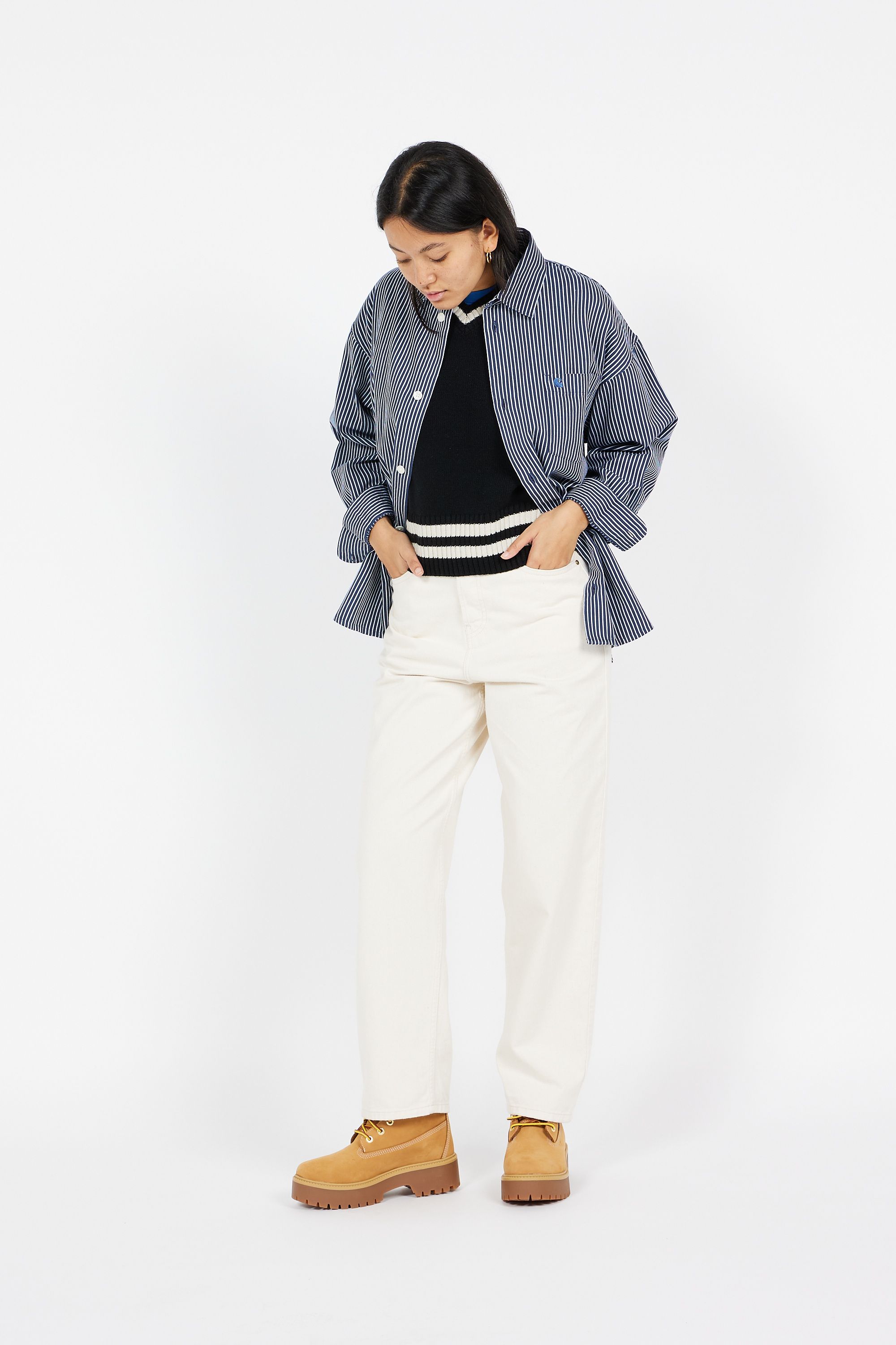 CARHARTT WIP chemise W' L/S Kyle Shirt Bleu