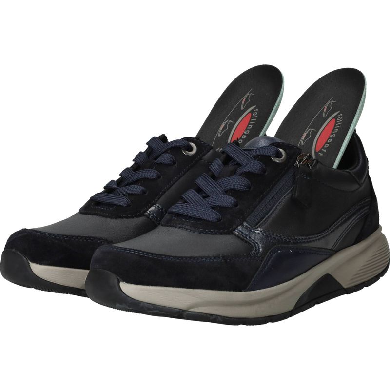 Gabor Rollingsoft Sneakers Blauw Dames