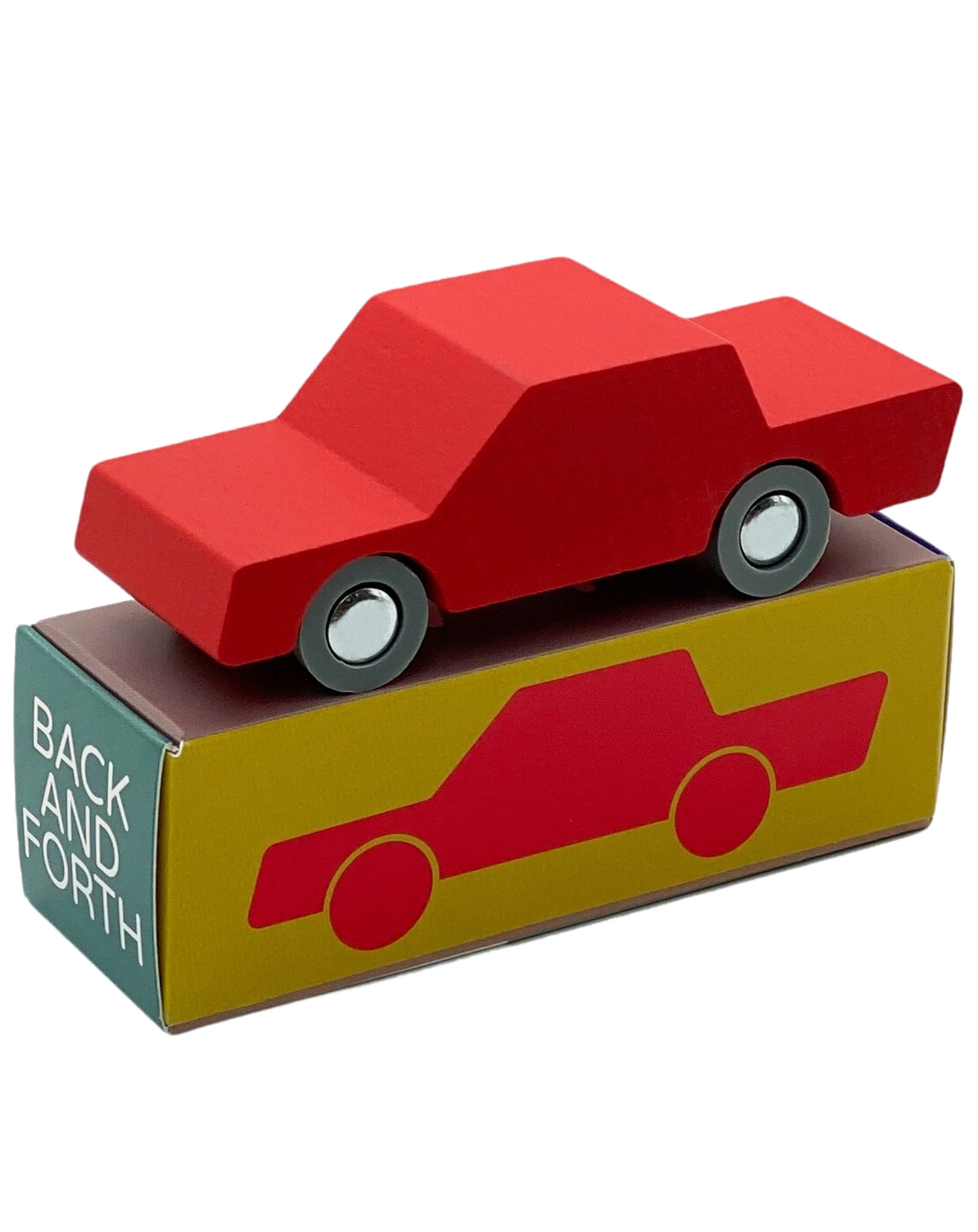Spielzeugauto RED aus Holz