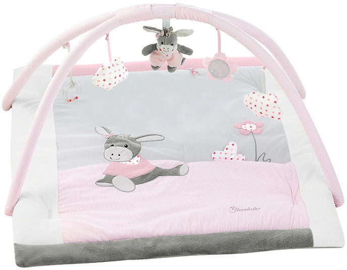 Spielbogen EMMI GIRL (100x80cm) in rosa/hellgrau