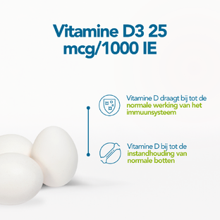 Bonusan Vitamine D3 25mcg/1000 IE Capsules Duoverpakking 2x90CP