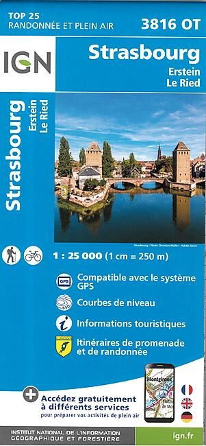 IGN - TOP25 3816OT STRASBOURG 1 25 000