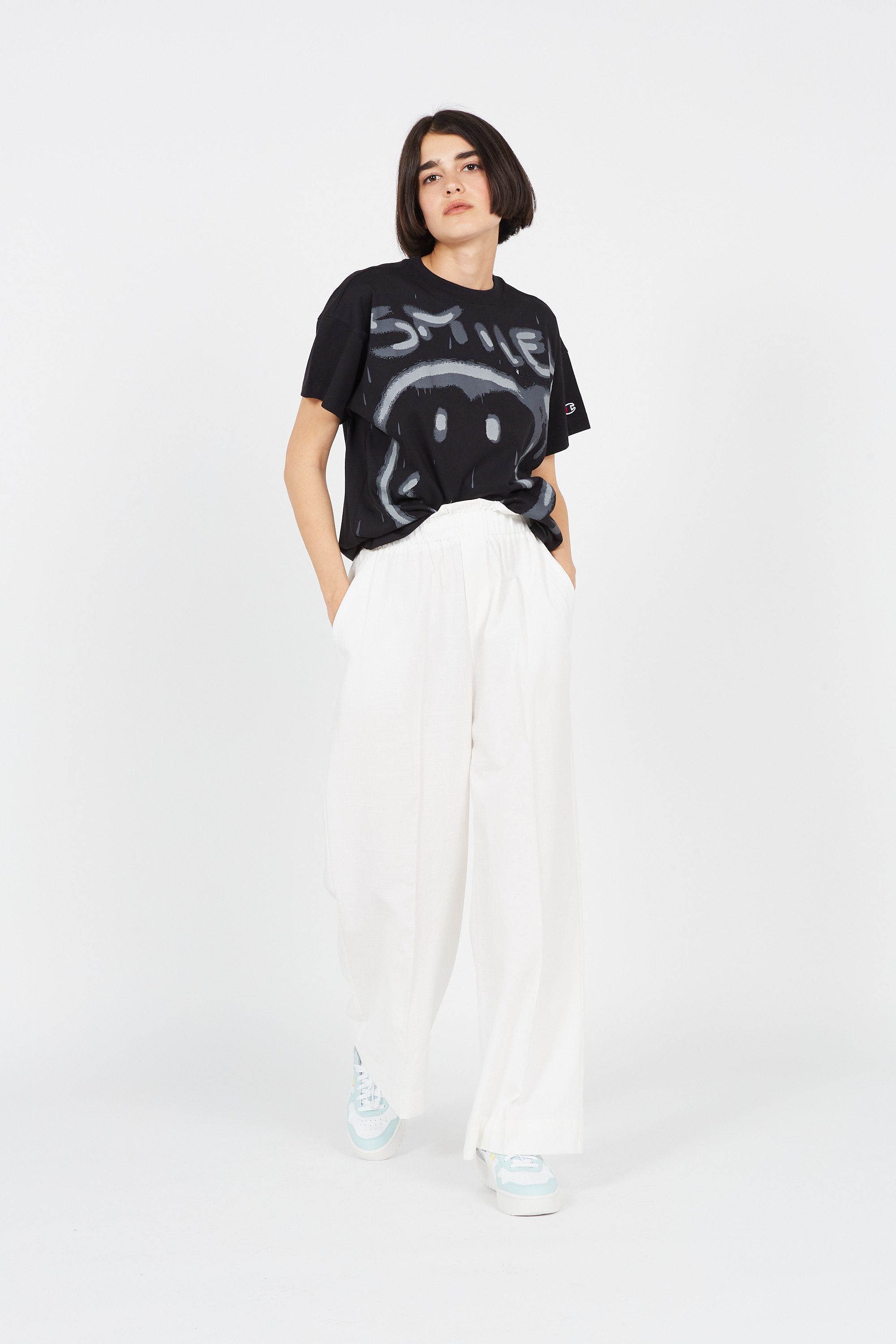 CHAMPION T-shirt Champion x Smiley Noir
