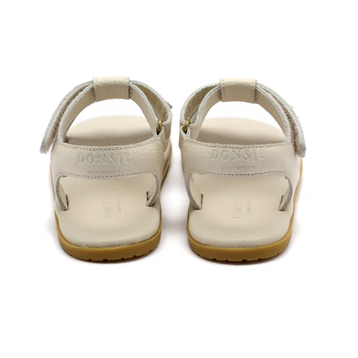 Donsje Sandales Iles Fields Marguerite Cuir | Crème