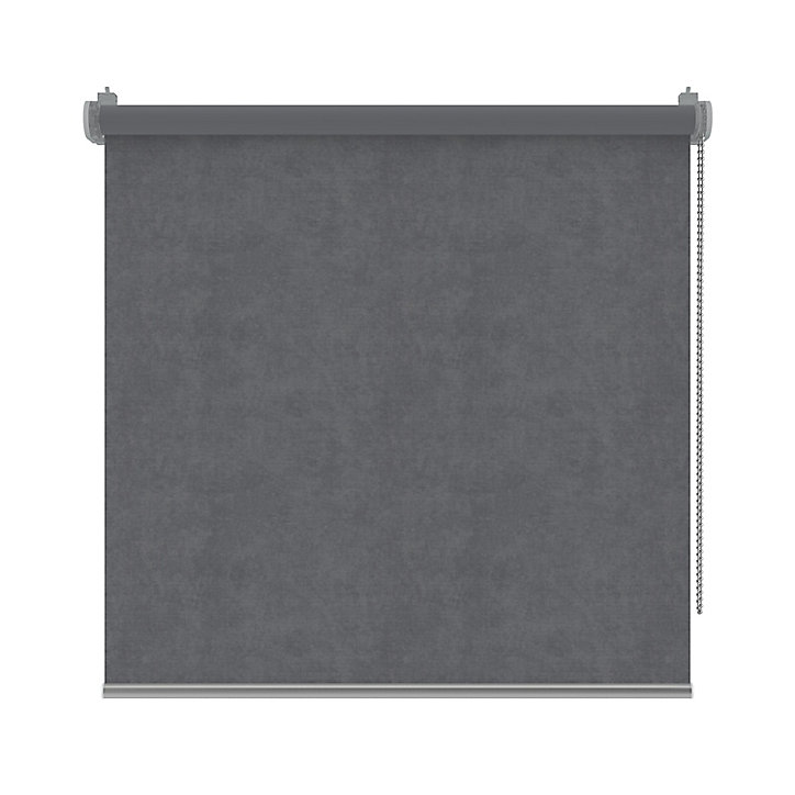 Store enrouleur occultant Velours gris 40 x 160 cm