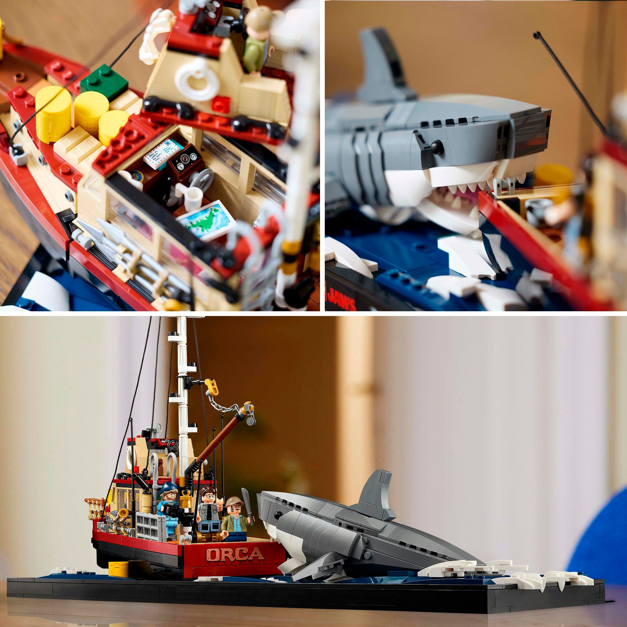 LEGO Konstruktionsspielzeug Ideas Der weiße Hai
