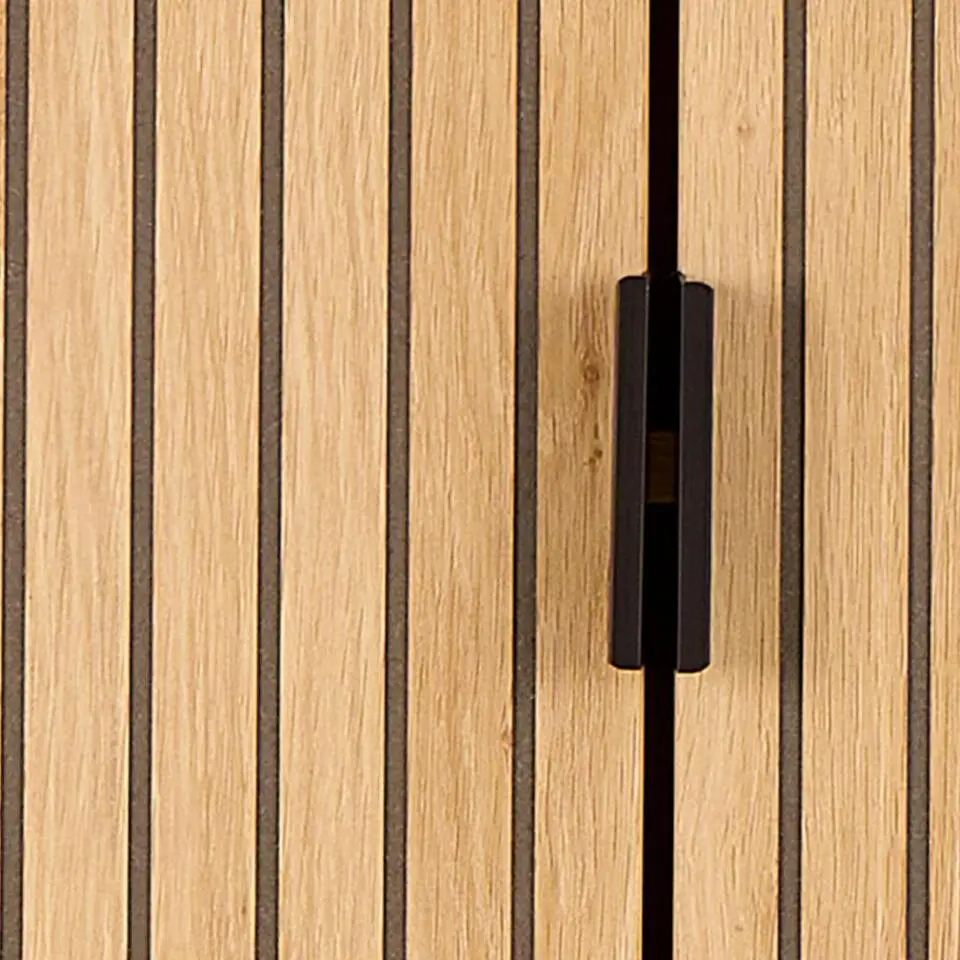 Wandkast Naturel Eikenlook - 80x40x140cm - Juna