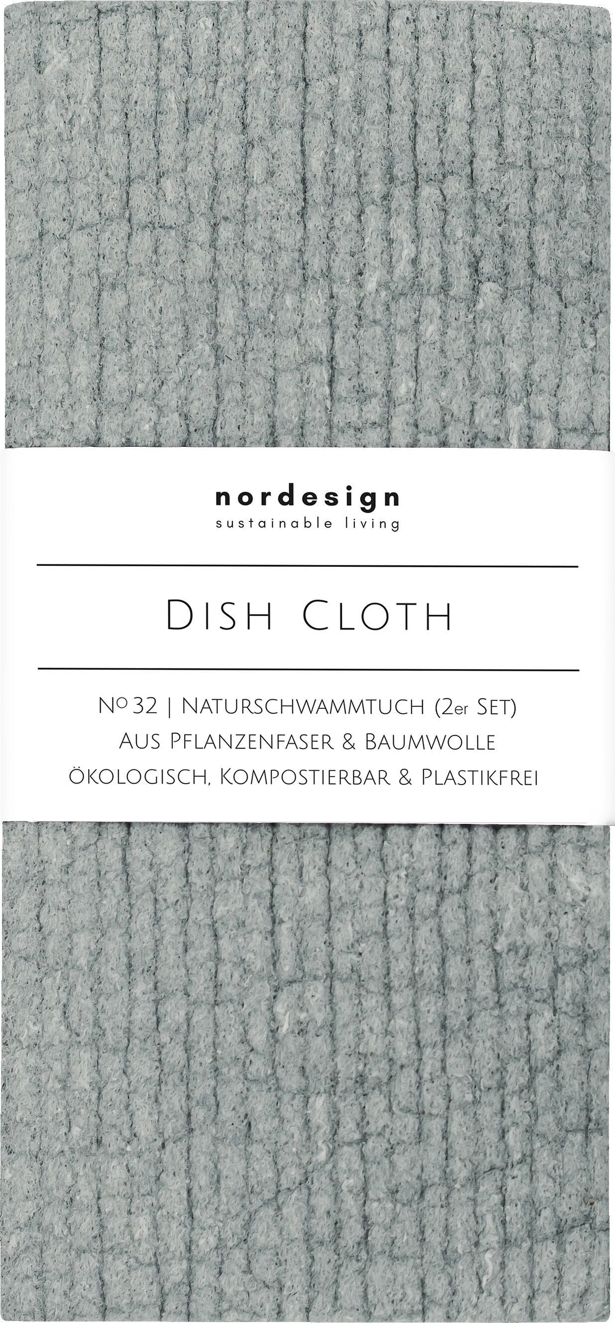 NORDESIGN Schwammtuch-Set - Grau