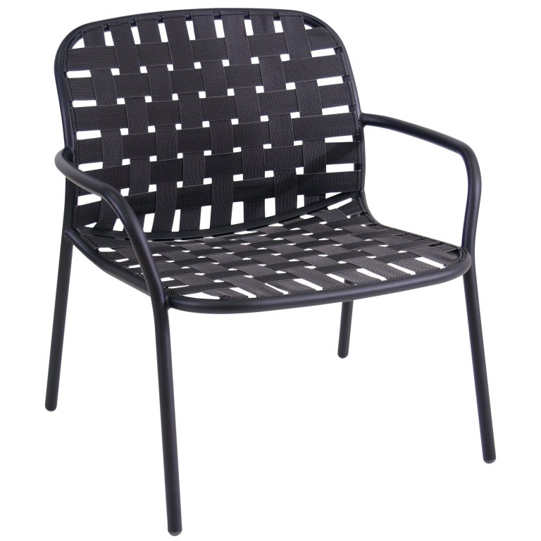 Emu Yard Lounge fauteuil black/grey
