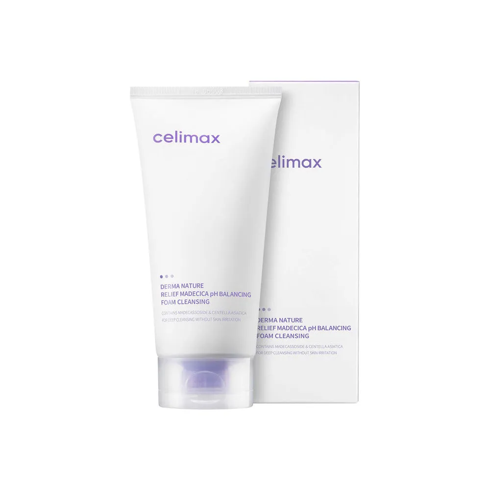 Celimax Derma Nature Relief Madecicia Ph Balancing Foam Cleansing - 150 ml.