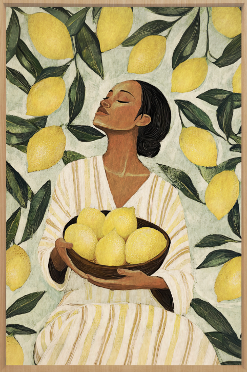 Akoestisch wandpaneel Citrus Serenity