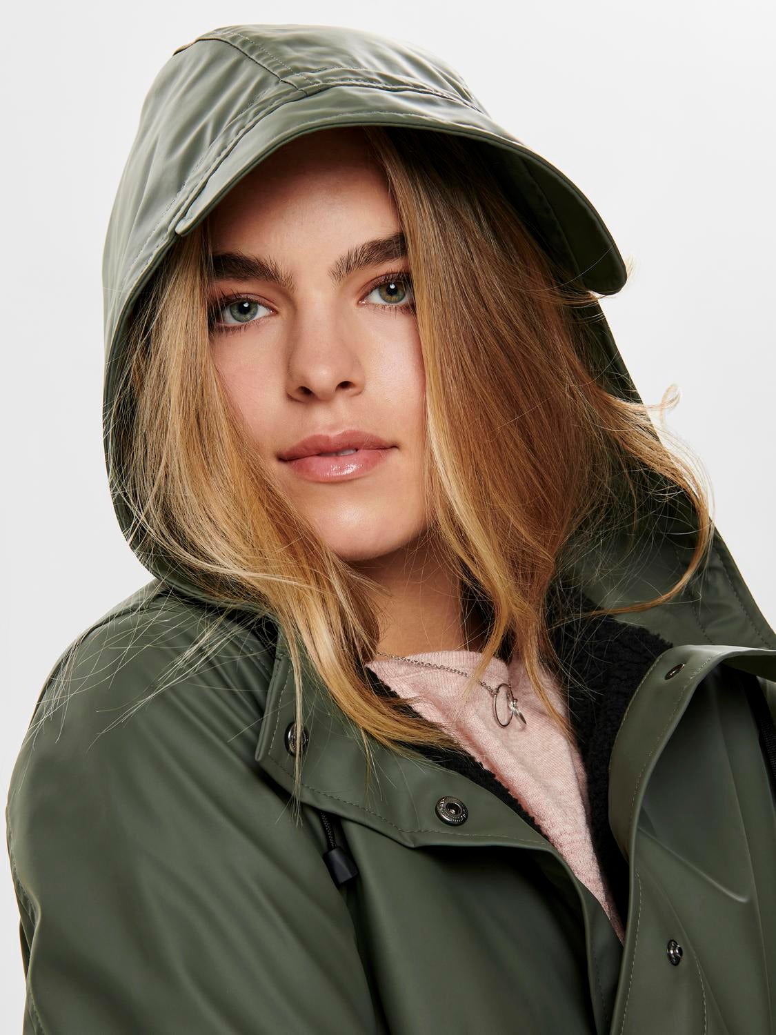 ONLVANESSA Regenmantel Beluga