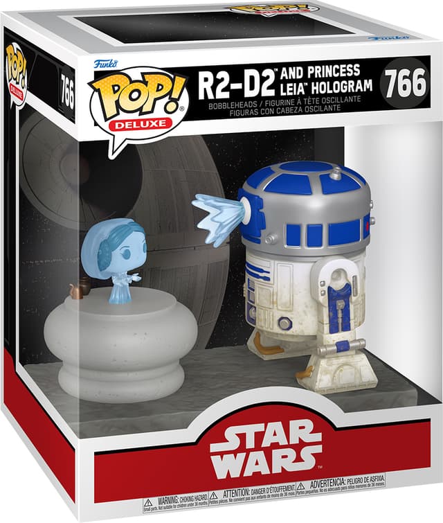 Funko Pop! Star Wars actionfigur (R2-D2 with Leia projection)
