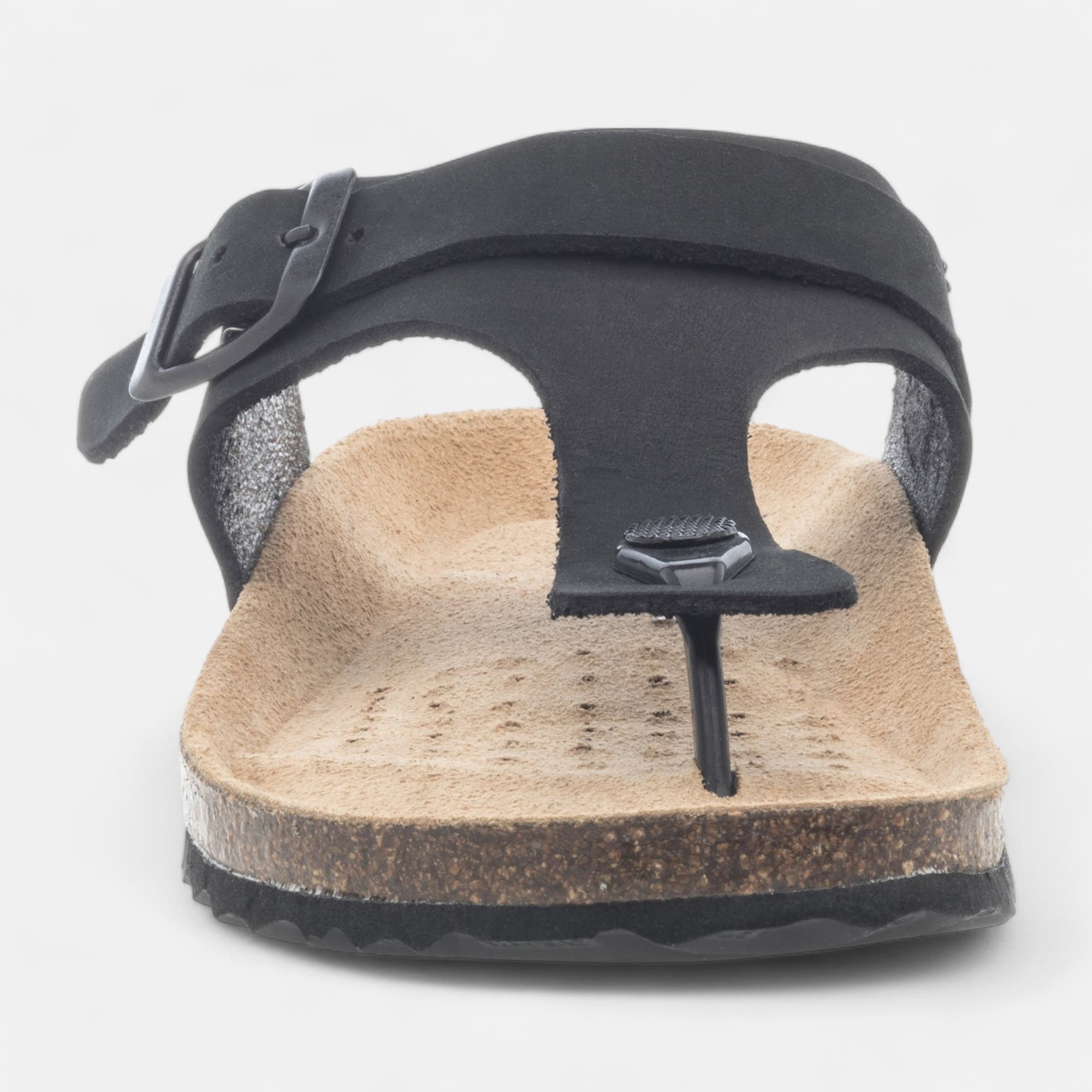 Mules semelle liège Femme noir