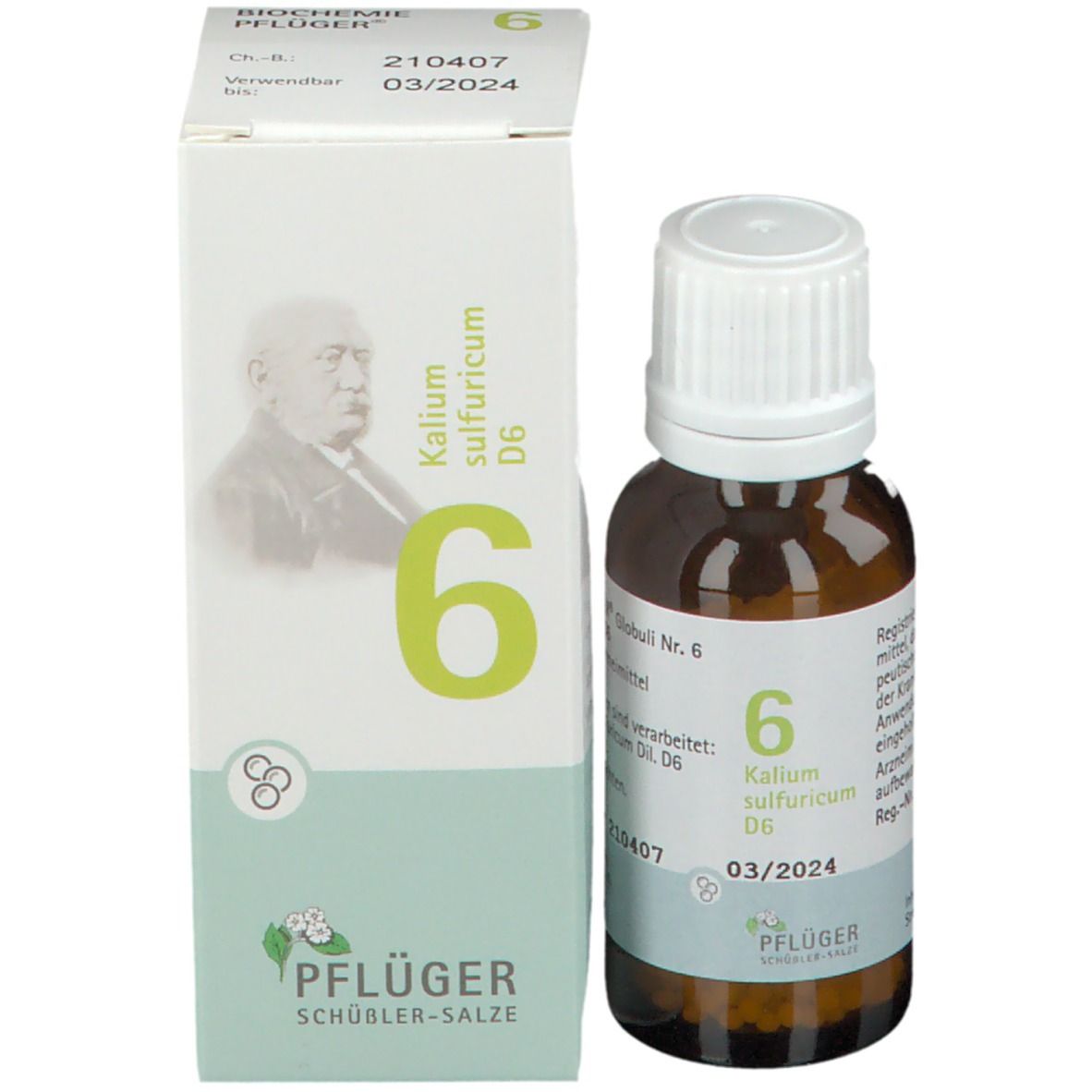 BIOCHEMIE PFLÜGER® Nr. 6 Kalium sulfuricum D 6