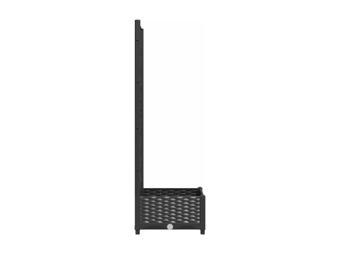 Jardinière bac lit surélevé noire 40 x 40 x 121.5 cm 02_0038285