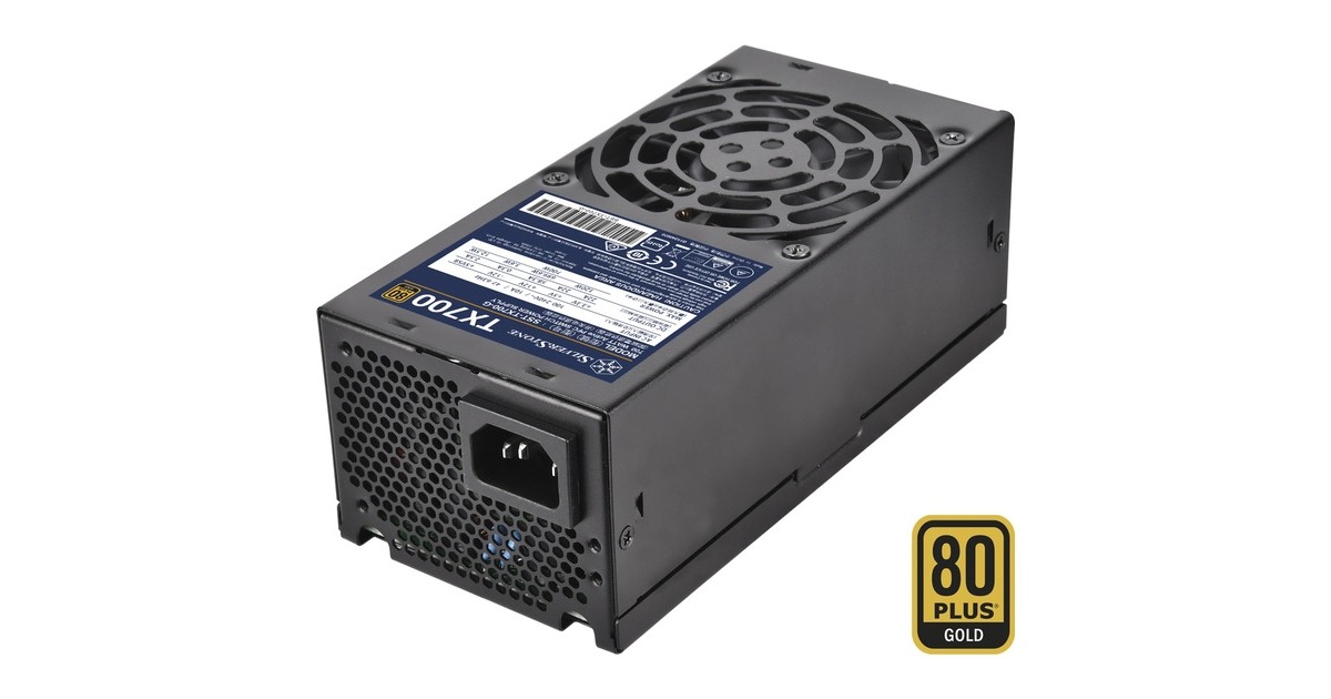 SilverStoneSST-TX700-G 700 watt voeding   (Zwart, 4x PCIe)