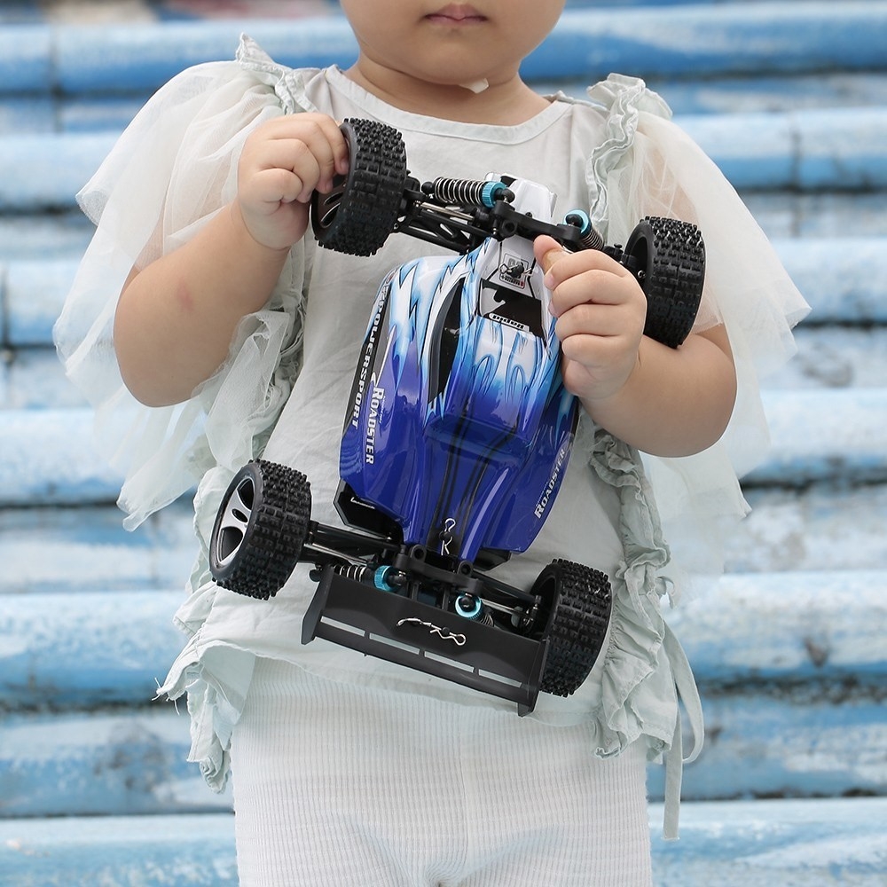 (25cm) Ferngesteuertes 2.4GHz RC High Speed Auto Monstertruck Off-Road Power Buggy (1:18 Skala) - Blau
