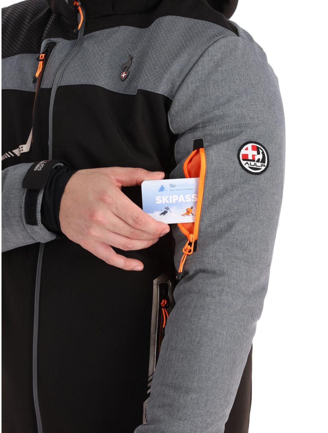 Nobel softshell ski-jas heren