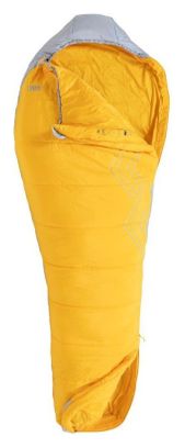 Sac de couchage momie Turbat Tourer summer Gold Fusion - Bleu Aube -6°C-Jaune