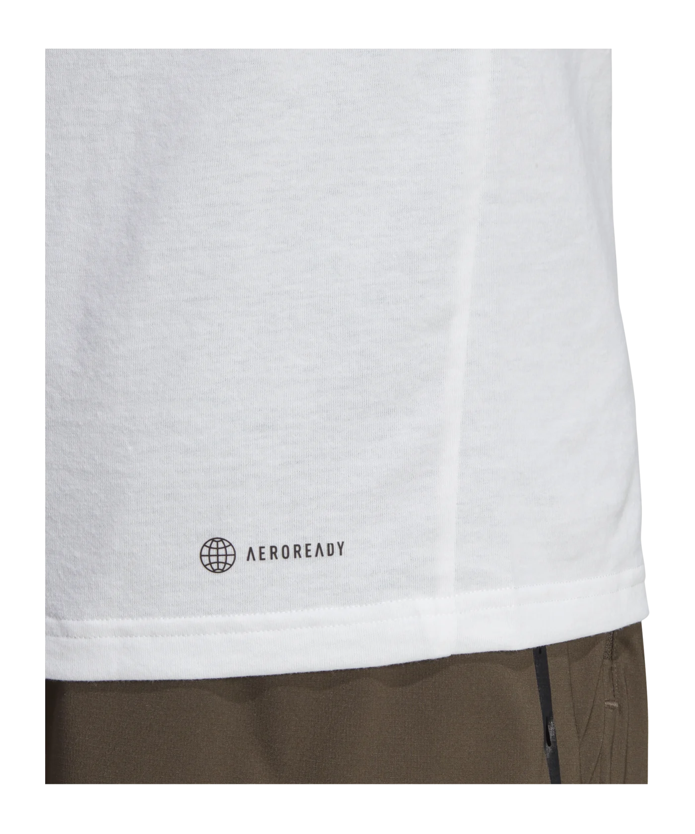 adidas Seasonal Logo Trainingsshirt Weiss Grün