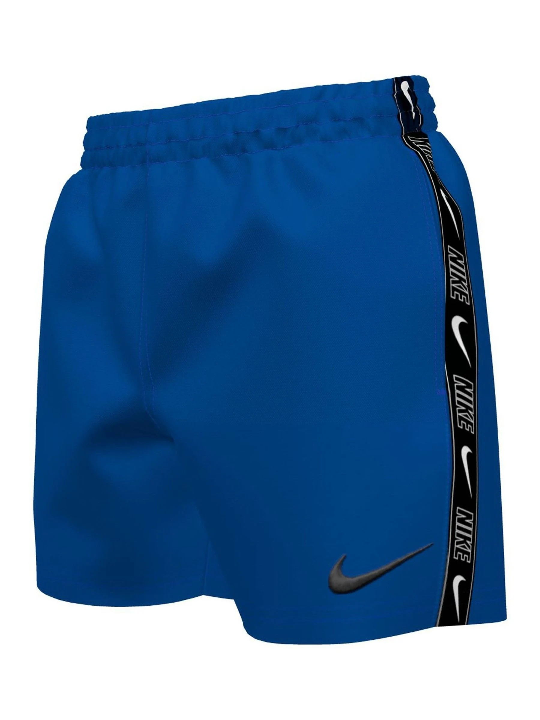 Blauw - Nike Swim Logo Tape 4 Inch Volley Shorts