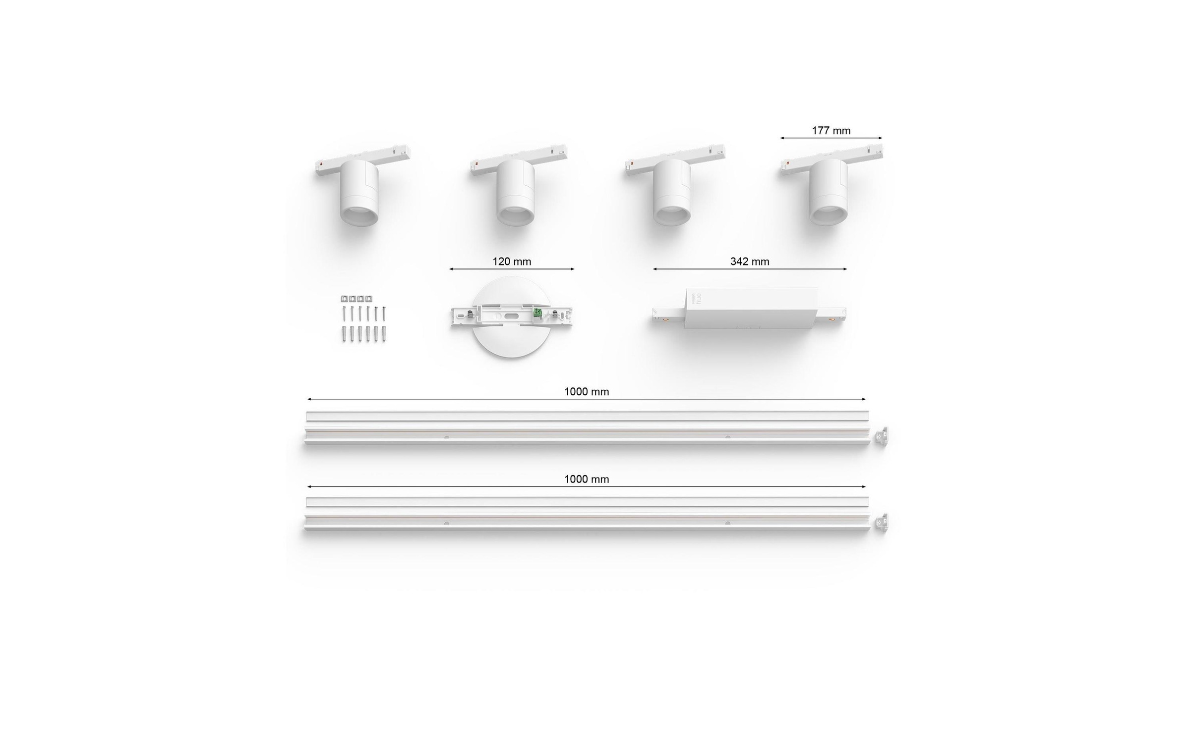 Philips Hue LED Wandleuchte »LED Schienenspot Perifo« RGB