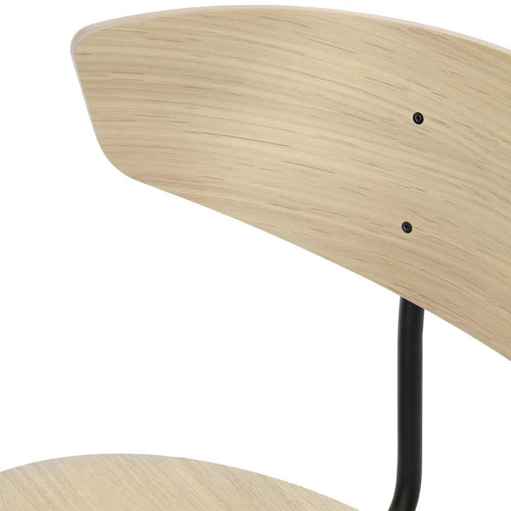 Ferm Living - Herman Stuhl, Esche schwarz / schwarz