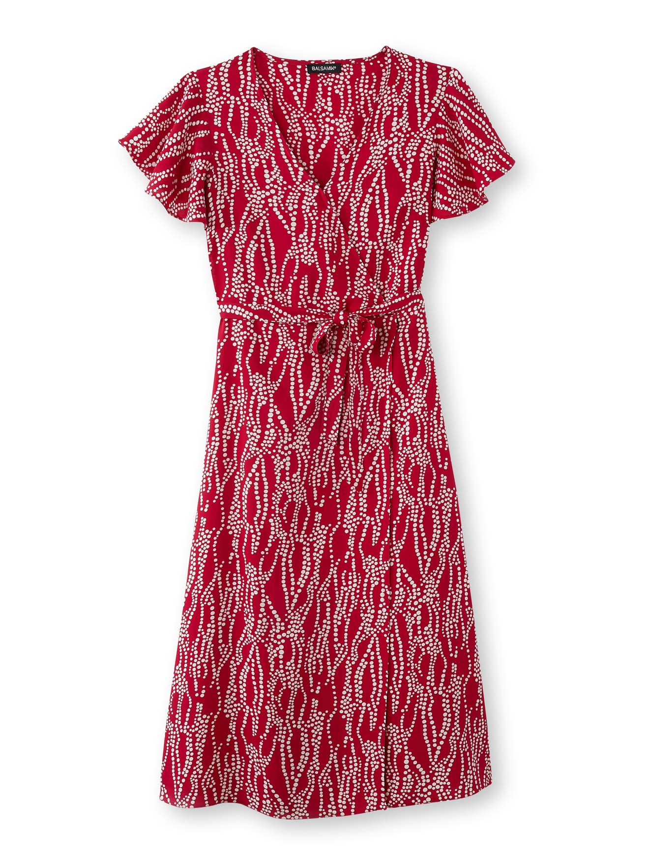 Robe fluide effet cache-coeur