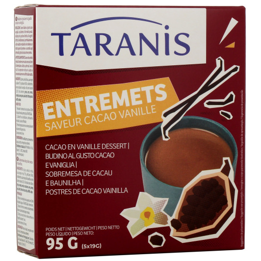 Entremets Taranis - Poudre cacaoté hypoprotidique