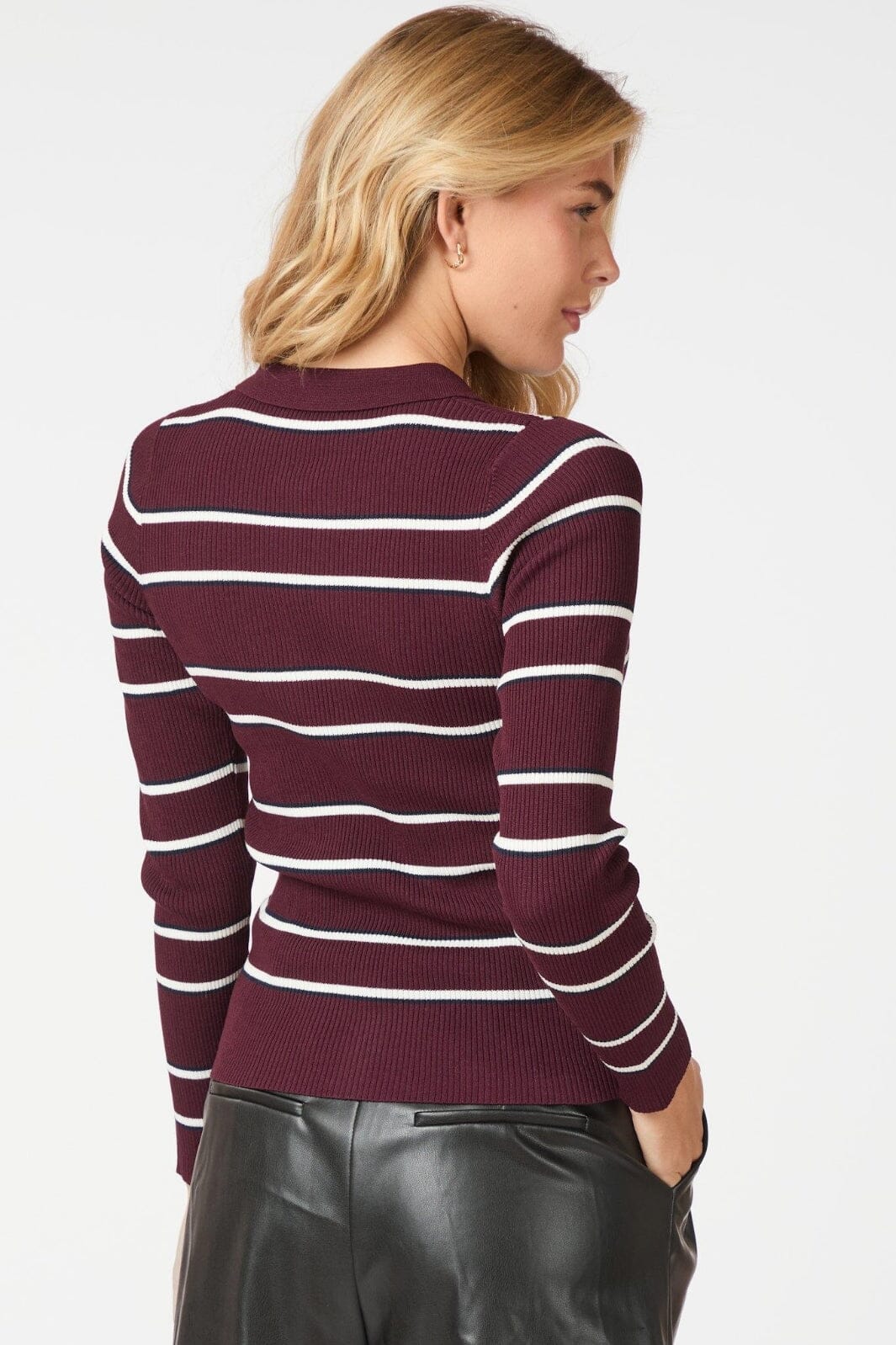 Neo Noir Jillan Polo Knit Blouse 164431
