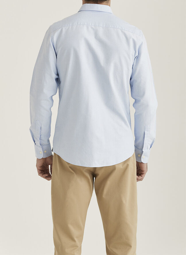 Morris Stockholm Oxford Button Down Shirt Light blue