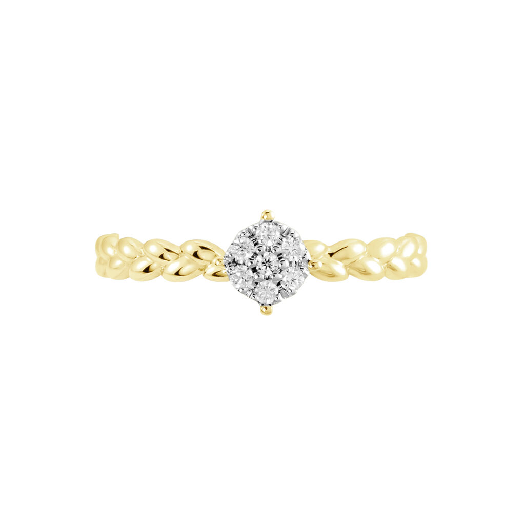 Bague Or Jaune Adlai Diamants